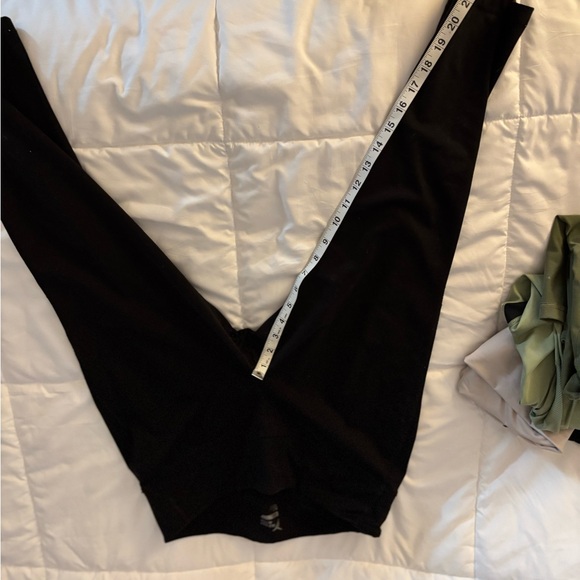 Old Navy Active Jet Black Leggings- two pairs - Picture 2 of 6